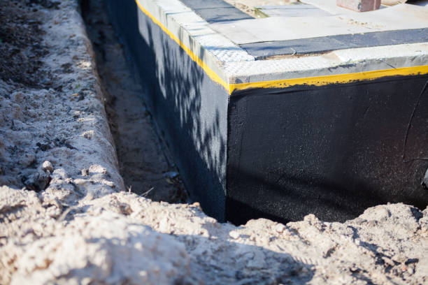 Residential Interior Drainage System installation at a Stevenson, AL home by SJ Waterproofing Pros